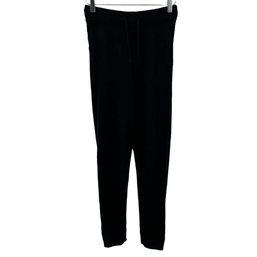 Sweet Romeo Loungewear Pants Women's Medium Black Knit Skinny Jogger
